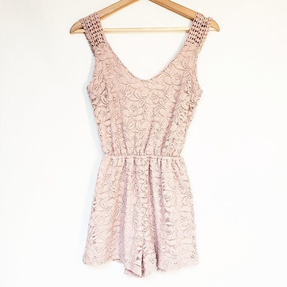 Soprano Pants - Soprano XSMALL Rose Romper Lined Lace
